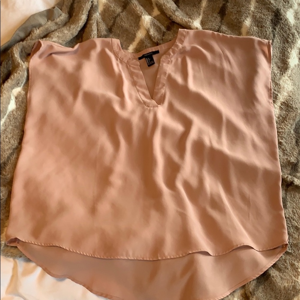 Blush pink blouse